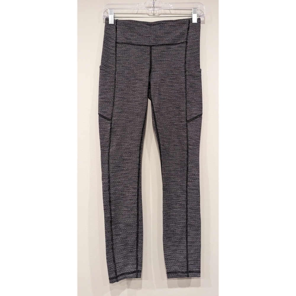 Lululemon Speed Up Tight 28" Full On Luxtreme Luon Variegated Knit Size 6